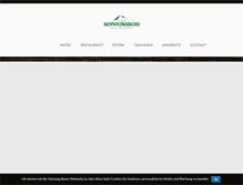 Tablet Screenshot of hotel-schweinsberg.de
